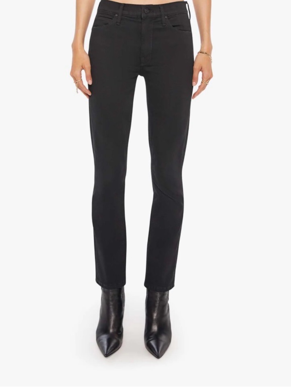 MOTHER The Mid Rise Dazzler Ankle, Not Guilty, size 33